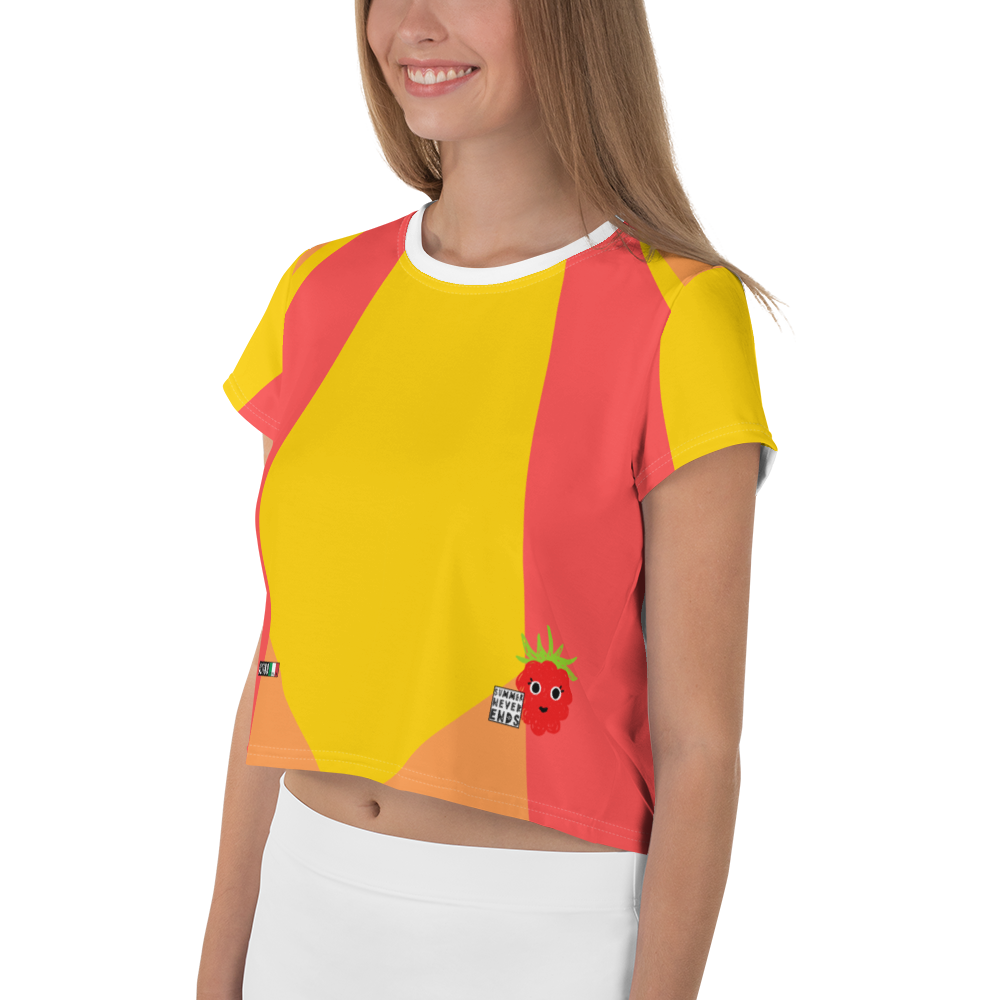 #5a9bd3b0 - Cantaloupe Grapefruit Mango - ALTINO Crop Tees