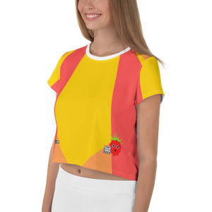 #5a9bd3b0 - Cantaloupe Grapefruit Mango - ALTINO Crop Tees