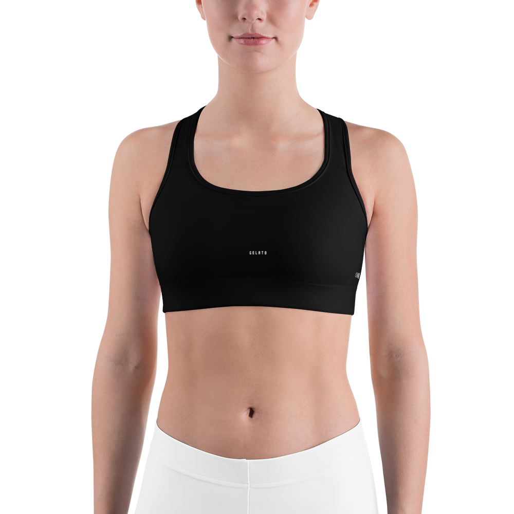 Black - #8e0c49a0 - Black Chocolate Pineapple Sorbet - ALTINO Sports Bra - Gelato Collection - Stop Plastic Packaging - #PlasticCops - Apparel - Accessories - Clothing For Girls -