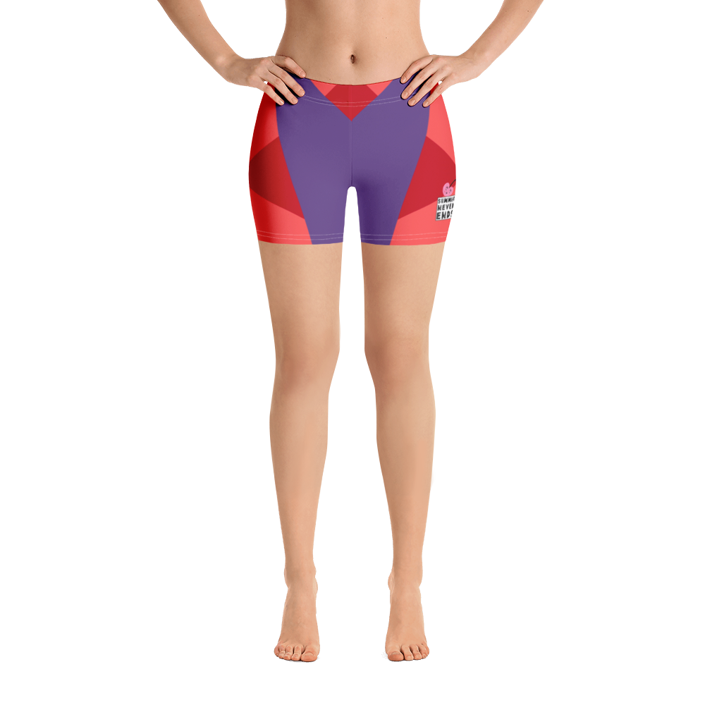 Red - #a1356fb0 - Cherry Grape Grapefruit - ALTINO Sport Shorts - Summer Never Ends Collection - Stop Plastic Packaging - #PlasticCops - Apparel - Accessories - Clothing For Girls - Women Pants