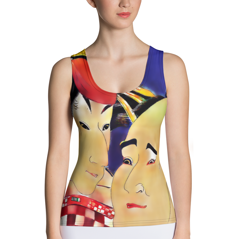 Black - #2ac1a580 - ALTINO Senshi Fitted Tank Top - Senshi Girl Collection - Stop Plastic Packaging - #PlasticCops - Apparel - Accessories - Clothing For Girls - Women Tops