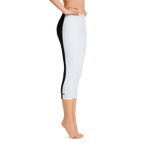 White - #4286bda0 - Vanilla Bean Gelato - ALTINO Sport Capri Leggings - Gelato Collection - Yoga - Stop Plastic Packaging - #PlasticCops - Apparel - Accessories - Clothing For Girls - Women Pants