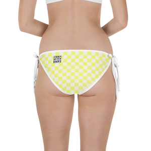 #c60e6000 - Pear And Cream Kiwi Lemon Pear - ALTINO Reversible Bikini Swim Bottom