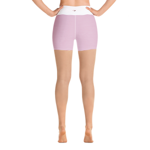 #0de23d90 - Bubble Gum Vanilla Bean Stracciatella - ALTINO Yummy Yoga Shorts