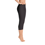 Black - #e6351e80 - Black Chocolate Unicorn Magic Dust - ALTINO Sport Capri Leggings - Yoga - Stop Plastic Packaging - #PlasticCops - Apparel - Accessories - Clothing For Girls - Women Pants