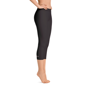 Black - #e6351e80 - Black Chocolate Unicorn Magic Dust - ALTINO Sport Capri Leggings - Yoga - Stop Plastic Packaging - #PlasticCops - Apparel - Accessories - Clothing For Girls - Women Pants