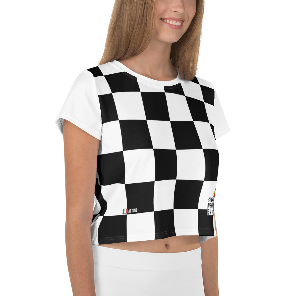 #c9a360a0 - Black White - ALTINO Crop Tees - Summer Never Ends Collection