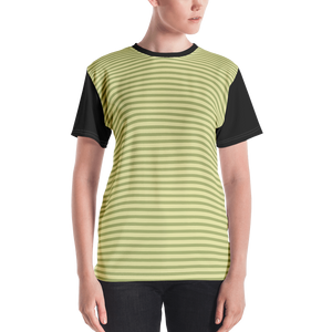 Amber - #d10f5000 - Lemon Pistachio Stracciatella - ALTINO Crew Neck T - Shirt - Stop Plastic Packaging - #PlasticCops - Apparel - Accessories - Clothing For Girls - Women Tops