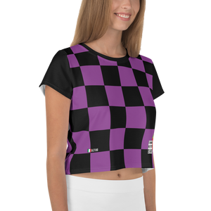 #a04780a0 - Grape Black - ALTINO Crop Tees - Summer Never Ends Collection