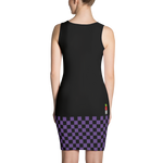 #442b0620 - Grape Black - ALTINO Fitted Dress - Summer Never Ends Collection