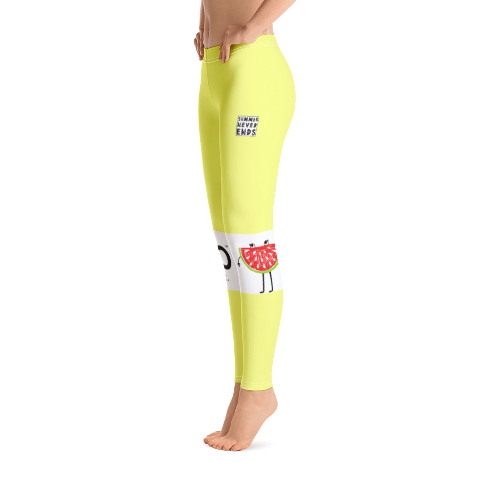 #45c9c3b0 - Pear - ALTINO Leggings - Summer Never Ends Collection