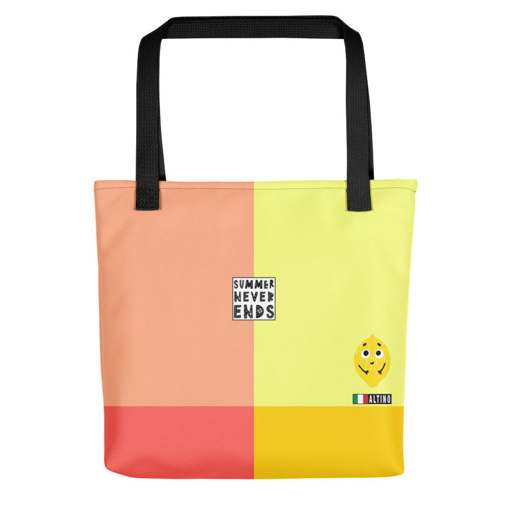 Vermilion - #43dafea0 - Orange Cream Watermelon Pear Mango - ALTINO Tote Bag - Sports - Stop Plastic Packaging - #PlasticCops - Apparel - Accessories - Clothing For Girls - Women Handbags