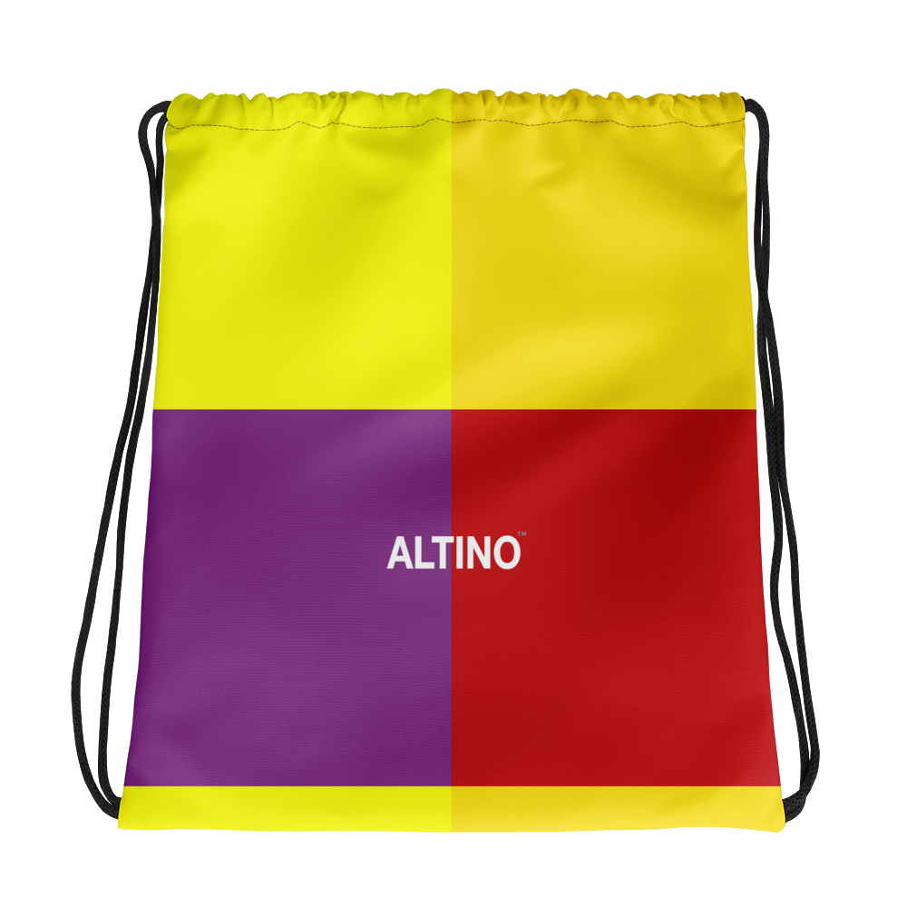 #6a81bfa0 - Pineapple Lemon Cherry Grape - ALTINO Draw String Bag