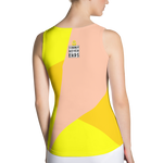 #6381eab0 - Lemon Mango Peach - ALTINO Fitted Tank Top - Summer Never Ends Collection