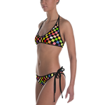 Black - #3282f700 - Fruit Melody - ALTINO Reversible Bikini - Summer Never Ends Collection - Stop Plastic Packaging - #PlasticCops - Apparel - Accessories - Clothing For Girls - Women Swimwear