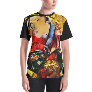 Black - #7417f700 - ALTINO Senshi Crew Neck T - Shirt - Senshi Girl Collection - Stop Plastic Packaging - #PlasticCops - Apparel - Accessories - Clothing For Girls - Women Tops