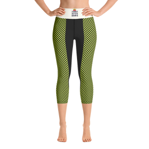 #cfad95a0 - Kiwi Black - ALTINO Yoga Capri - Summer Never Ends Collection