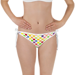 #31346a10 - Fruit White - ALTINO Reversible Bikini Swim Bottom