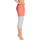 White - #12e7f190 - Coconut Watermelon Sorbet - ALTINO Sport Capri Leggings - Gelato Collection - Yoga - Stop Plastic Packaging - #PlasticCops - Apparel - Accessories - Clothing For Girls - Women Pants