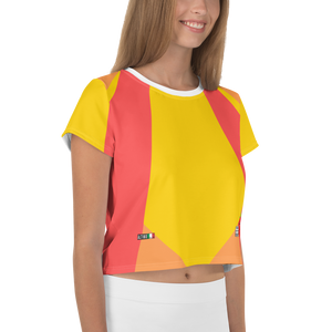 #5a9bd3b0 - Cantaloupe Grapefruit Mango - ALTINO Crop Tees