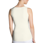 #3bb6a490 - ALTINO Fitted Tank Top - Blanc Collection