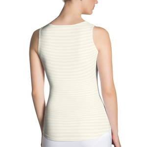 #3bb6a490 - ALTINO Fitted Tank Top - Blanc Collection