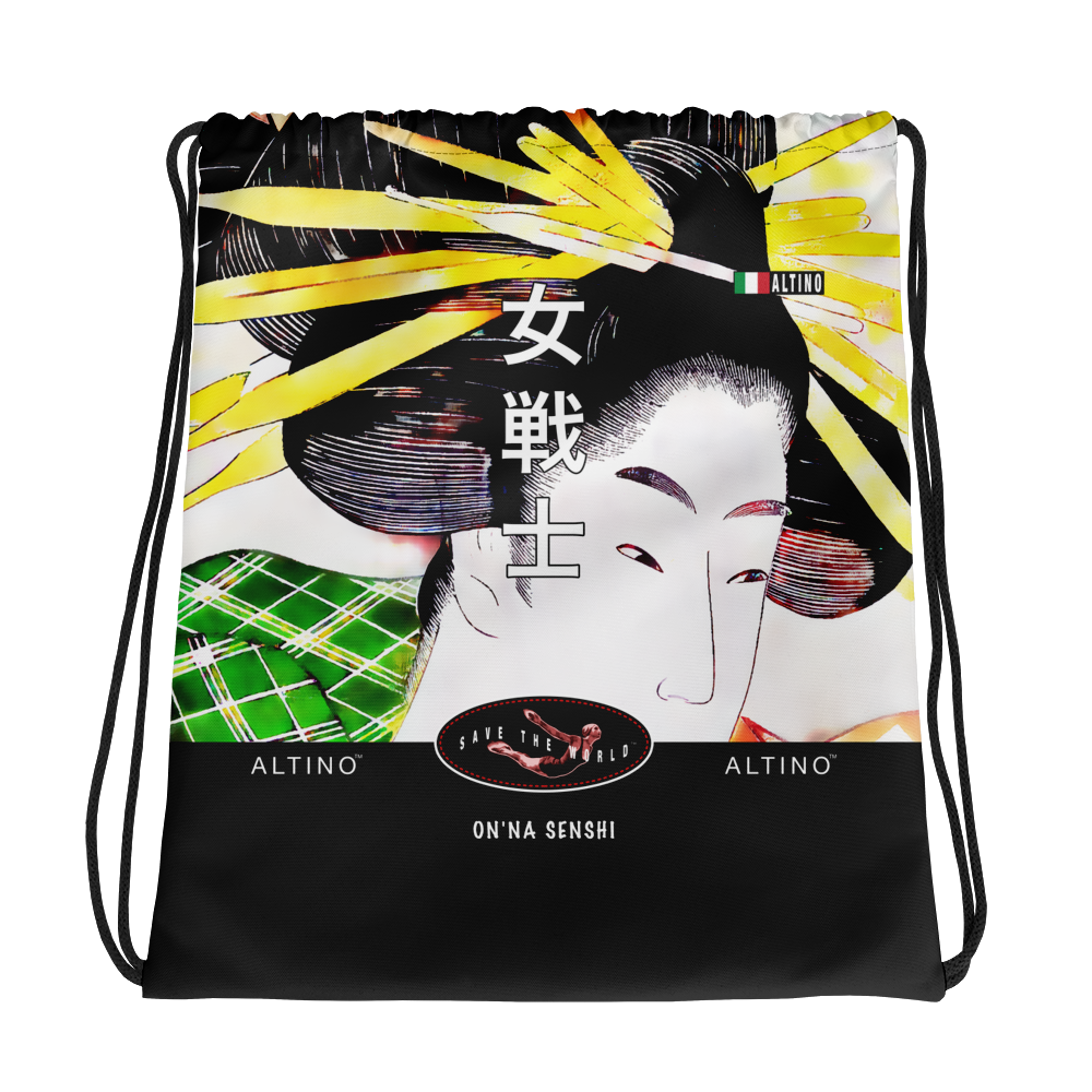 Black - #5a30d0a0 - ALTINO Senshi Draw String Bag - Senshi Girl Collection - Sports - Stop Plastic Packaging - #PlasticCops - Apparel - Accessories - Clothing For Girls - Women Handbags