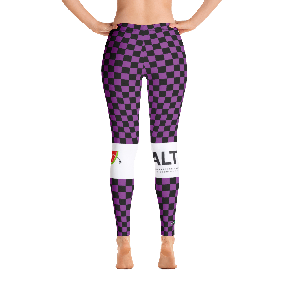 #6869f9a0 - Grape Black - ALTINO Leggings - Summer Never Ends Collection