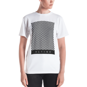 #a9d6fd20 - Black White - ALTINO Crew Neck T - Shirt - Summer Never Ends Collection