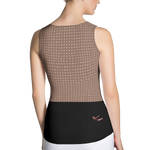 #ba9475a0 - Fudge Ginger Stracciatella - ALTINO Fitted Tank Top - Gelato Collection