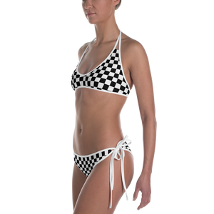 Black - #efafe710 - Black White - ALTINO Reversible Bikini - Summer Never Ends Collection - Stop Plastic Packaging - #PlasticCops - Apparel - Accessories - Clothing For Girls - Women Swimwear