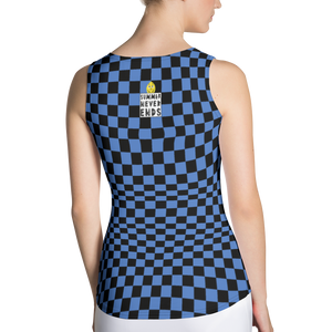 #f0f0c2a0 - Blueberry Black - ALTINO Fitted Tank Top - Summer Never Ends Collection