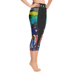 Black - #f13094a0 - ALTINO Senshi Yoga Capri - Senshi Girl Collection - Stop Plastic Packaging - #PlasticCops - Apparel - Accessories - Clothing For Girls - Women Pants