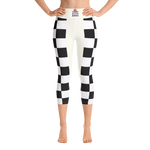 Black - #de0152a0 - Black White - ALTINO Yoga Capri - Summer Never Ends Collection - Stop Plastic Packaging - #PlasticCops - Apparel - Accessories - Clothing For Girls - Women Pants