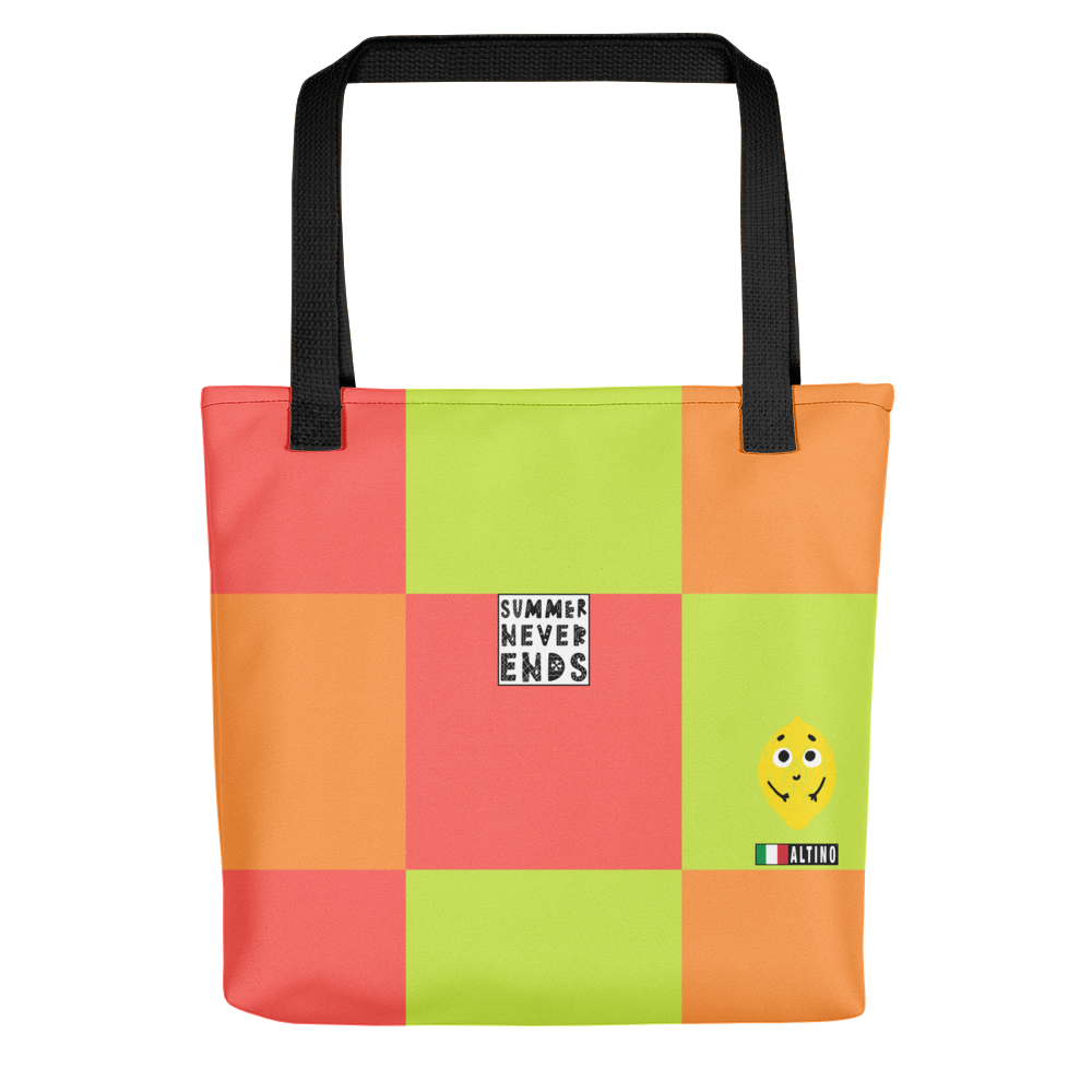 Red - #abb7eea0 - Watermelon Kiwi Cantaloupe - ALTINO Tote Bag - Summer Never Ends Collection - Sports - Stop Plastic Packaging - #PlasticCops - Apparel - Accessories - Clothing For Girls - Women Handbags