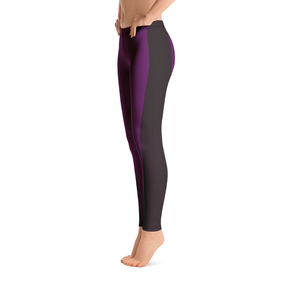 #fc676080 - Black Chocolate Deep Blueberry Helado - ALTINO Fashion Sports Leggings