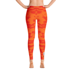 #454617d0 - Orange Maraschino Cherry Frost - ALTINO Leggings - Team GIRL Player