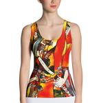 Black - #52496f80 - ALTINO Senshi Fitted Tank Top - Senshi Girl Collection - Stop Plastic Packaging - #PlasticCops - Apparel - Accessories - Clothing For Girls - Women Tops