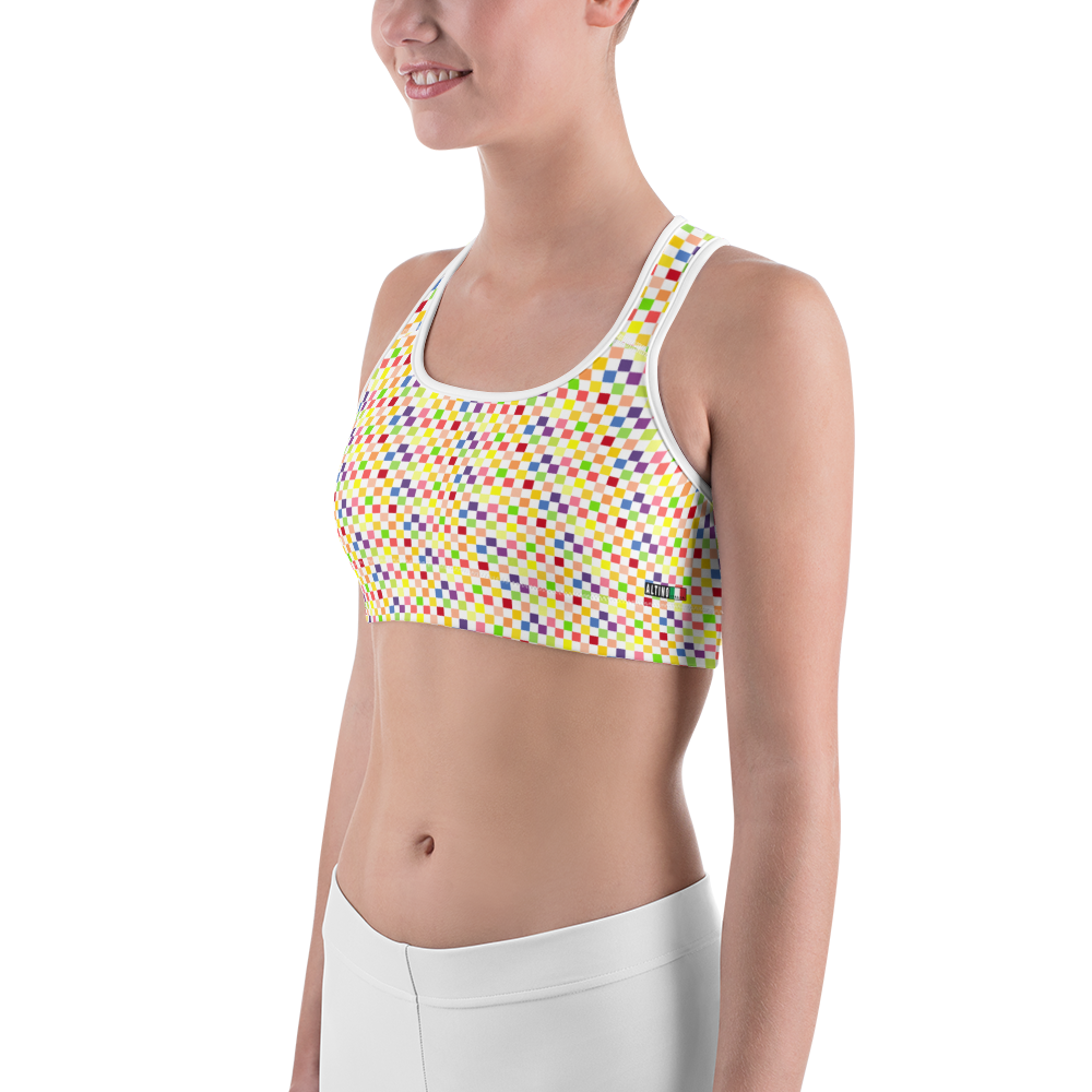 #1cdc29b0 - Fruit White - ALTINO Sports Bra - Summer Never Ends Collection