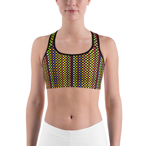 Black - #4027b7a0 - Fruit Melody - ALTINO Sports Bra - Summer Never Ends Collection - Stop Plastic Packaging - #PlasticCops - Apparel - Accessories - Clothing For Girls -
