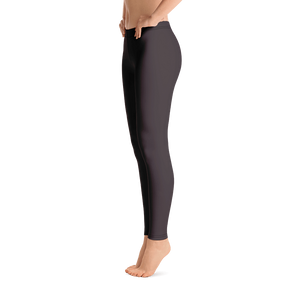 #430a1880 - Black Chocolate Scoop - ALTINO Fashion Sports Leggings - Gelato Collection