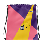 Violet - #6dac9ba0 - Bananna Grape Strawberry - ALTINO Draw String Bag - Sports - Stop Plastic Packaging - #PlasticCops - Apparel - Accessories - Clothing For Girls - Women Handbags