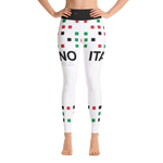 White - #69a998b0 - Viva Italia Art Commission Number 16 - ALTINO Yoga Pants - Stop Plastic Packaging - #PlasticCops - Apparel - Accessories - Clothing For Girls - Women