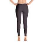 #430a1880 - Black Chocolate Scoop - ALTINO Fashion Sports Leggings - Gelato Collection