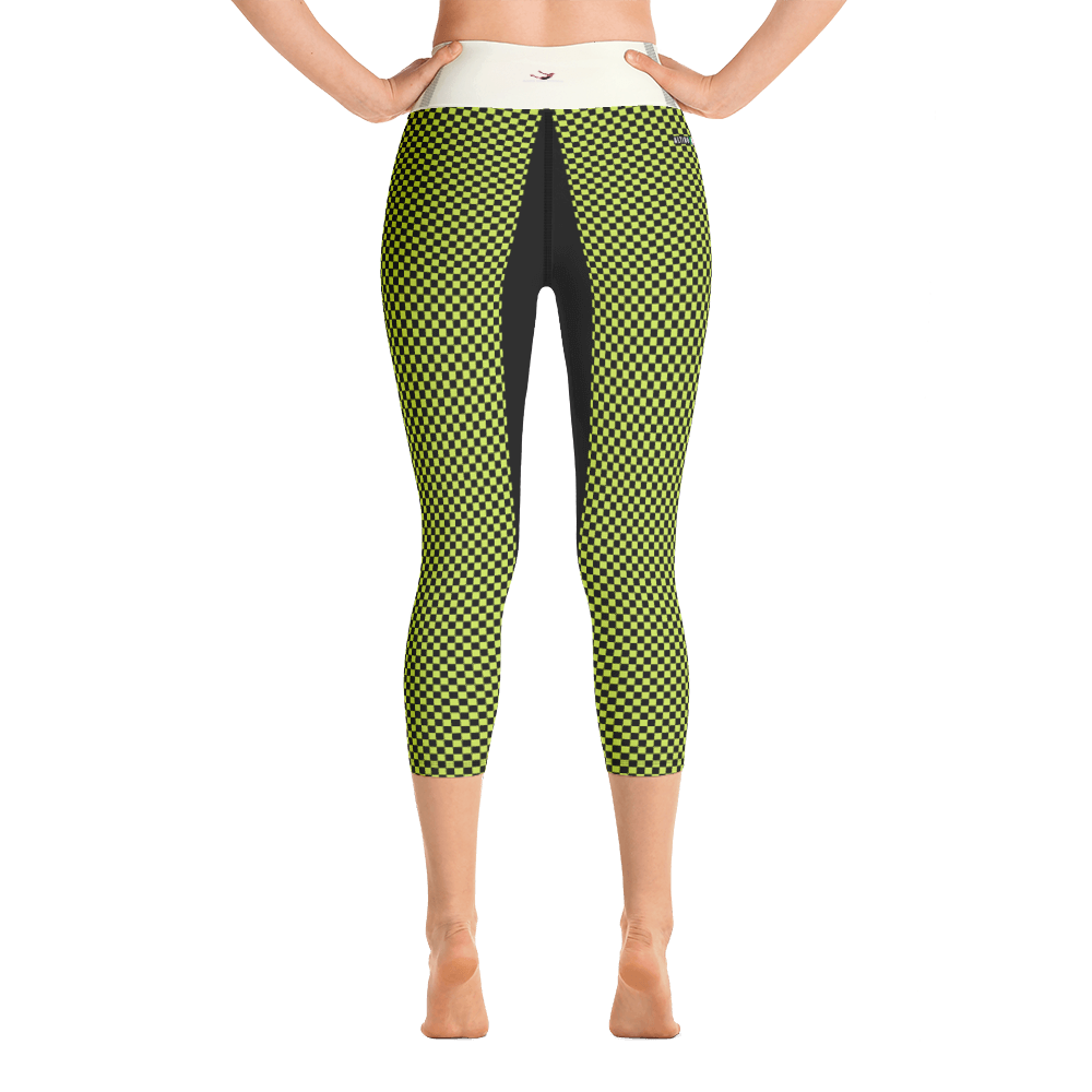#cfad95a0 - Kiwi Black - ALTINO Yoga Capri - Summer Never Ends Collection