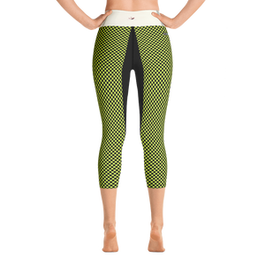 #cfad95a0 - Kiwi Black - ALTINO Yoga Capri - Summer Never Ends Collection