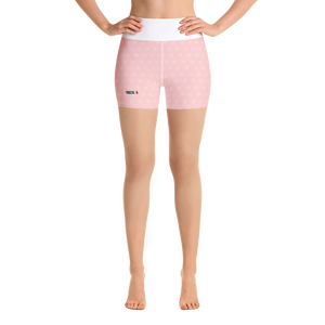 Red - #5f4b1390 - Bing Cherry Mocha Swirl - ALTINO Yummy Yoga Shorts - Gelato Collection - Stop Plastic Packaging - #PlasticCops - Apparel - Accessories - Clothing For Girls - Women Pants