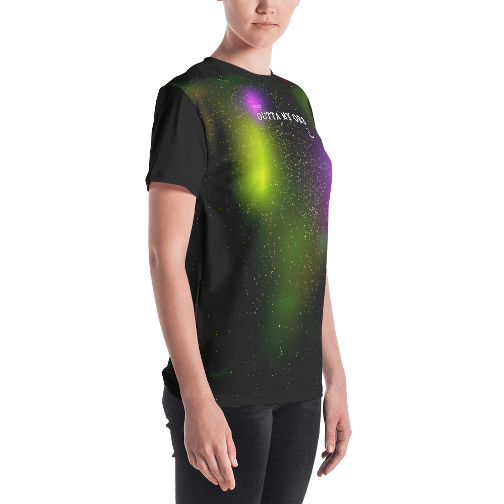 Black - #0ce7fc20 - Gritty Girl Orb 908984 - ALTINO Crew Neck T - Shirt - Gritty Girl Collection - Stop Plastic Packaging - #PlasticCops - Apparel - Accessories - Clothing For Girls - Women Tops