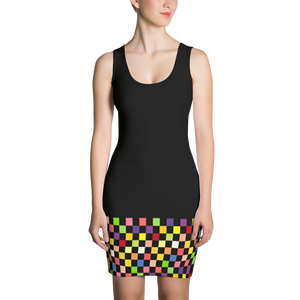Black - #c78ac220 - Fruit Melody - ALTINO Fitted Dress - Summer Never Ends Collection - Stop Plastic Packaging - #PlasticCops - Apparel - Accessories - Clothing For Girls - Women Dresses
