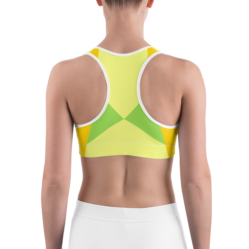 #bf382bb0 - Green Apple Mango Pear - ALTINO Sports Bra - Summer Never Ends Collection